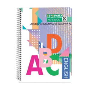 دفتر انگلیسی دو خط کد1-560