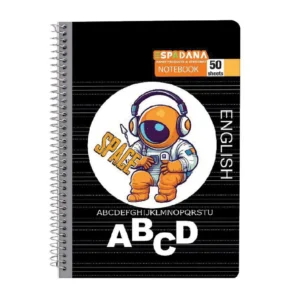 دفتر انگلیسی چهار خط کد3-564