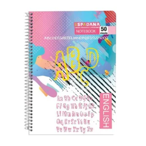 دفتر انگلیسی دو خط کد4-560