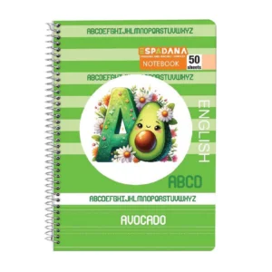 دفتر انگلیسی سه خط کد4-563