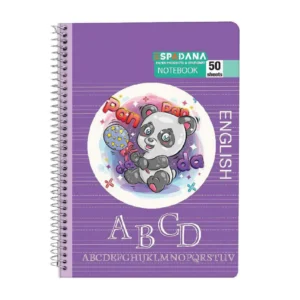 دفتر انگلیسی چهار خط کد7-564