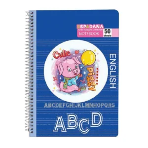 دفتر انگلیسی چهار خط کد9-564